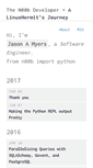 Mobile Screenshot of jasonamyers.com